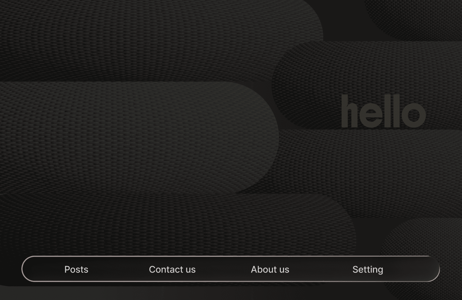 Web design study: hello