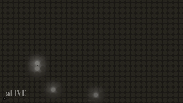 Alive interactive web design recording